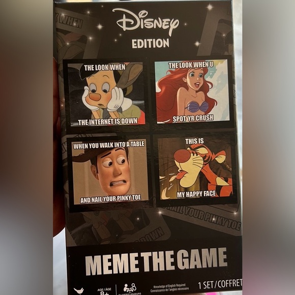 Disney | Toys | Meme The Game Disney Edition | Poshmark